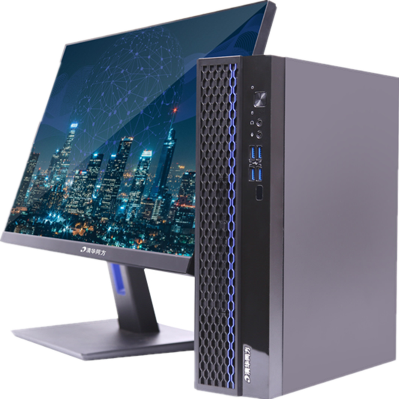 清华同方/THTF 超翔TF830-V050+TF24P2-FIS1 飞腾腾锐 D2000/23.8/独立显卡/1G/512GB/无/UOS试用版/8GB/台式计算机
