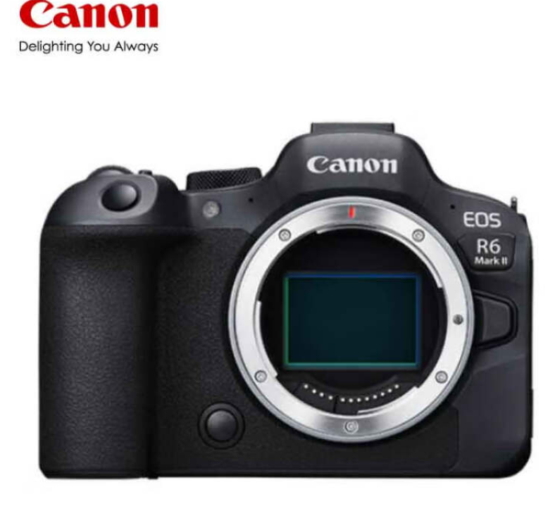 佳能/CANON EOS R6 Mark II R6二代 R62 6K 3.0英寸/2420万/微单微电/全画幅/CF卡+SD卡+SDHC卡+SDXC卡/单机身/黑色/数字照相机