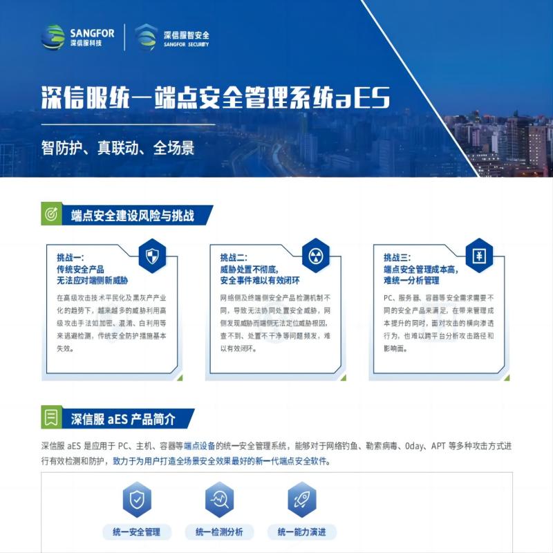 深信服/SANGFOR aES-50 网络版/信息安全软件